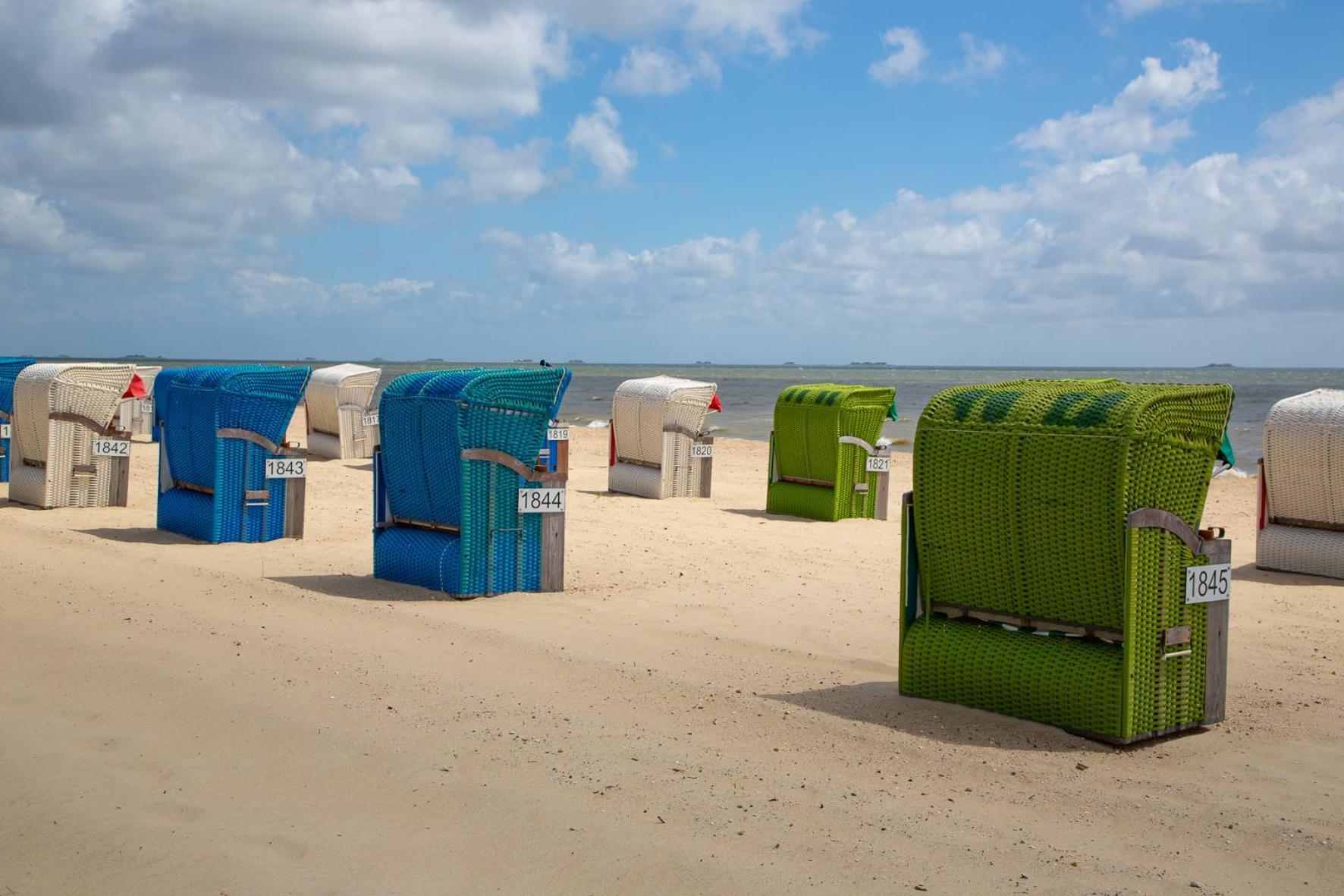 Wohnen Am Suedstrand - Ferienwohnung 1 1 Wyk auf Fohr Bagian luar foto